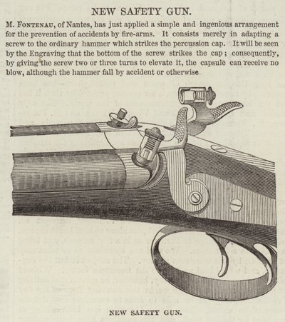 Nouveau fusil de sécurité (gravure) - English School