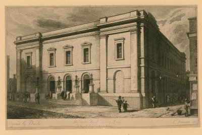 Nouveau Théâtre Royal, Drury Lane, Londres; B Wyatt, Architecte - English School