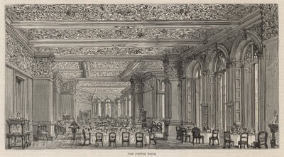 Nouveau bâtiment du Constitutional Club à Northumberland Avenue : La salle de café - English School