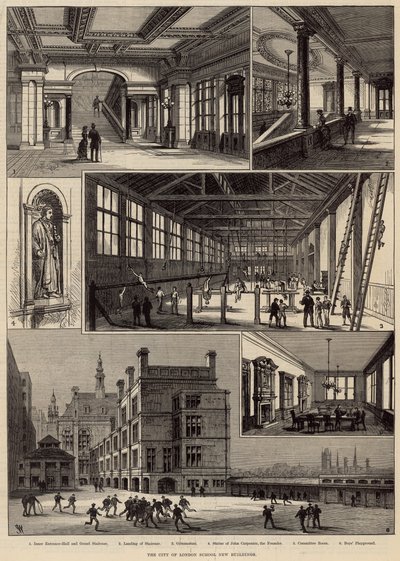 Nouveaux bâtiments de la City of London School - English School