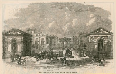 Nouvelle entrée de la gare de Euston Square - English School