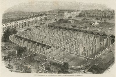 Nouveau réservoir de la New River Company, Claremont Square, Pentonville - English School