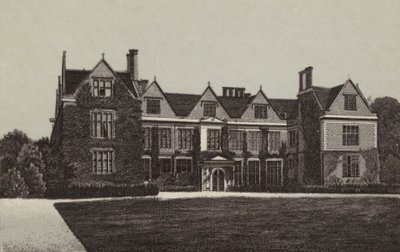 Newbury : Shaw House (lithographie) - English School