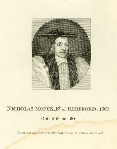 Nicholas Monck, évêque de Hereford - English School