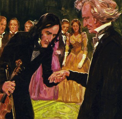 Nicolo Paganini a humblement embrassé sa main après avoir joué Harold en Italie de Berlioz - English School
