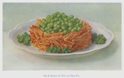 Nid de pommes de terre aux petits pois - English School