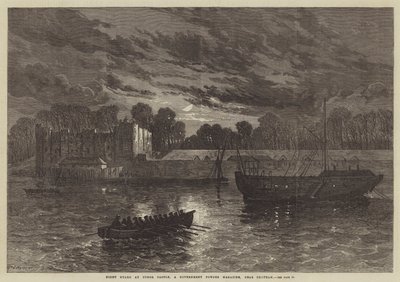 Garde de nuit au château d
