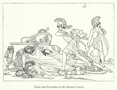 Nisus et Euryale dans le camp ennemi - English School