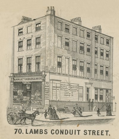 No 70 Lambs Conduit Street - English School