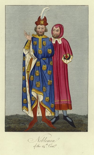 Nobles du 14ème siècle - English School