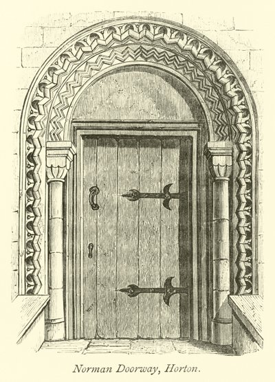 Porte normande, Horton - English School