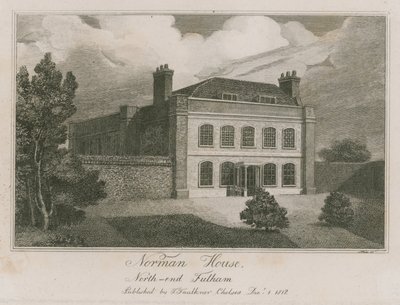 Maison Normande, extrémité nord de Fulham - English School
