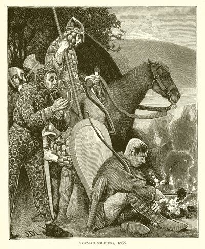 Soldats Normands, 1066 - English School