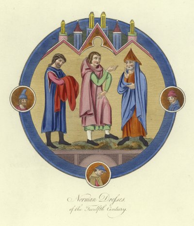 Vêtements normands du XIIe siècle - English School