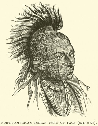 Type de visage indien nord-américain, Ojibway - English School