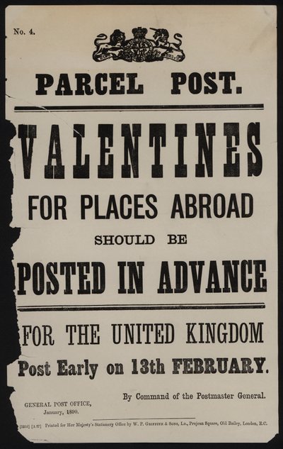 Notification de la date limite pour envoyer des cartes de Saint-Valentin à l