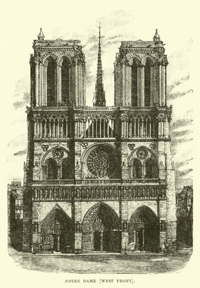Notre-Dame, façade ouest - English School