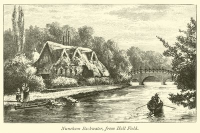 Nuneham Backwater, depuis Hall Field - English School