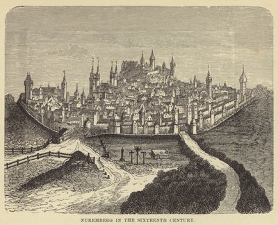 Nuremberg au XVIe siècle - English School