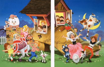 Personnages de comptines - English School