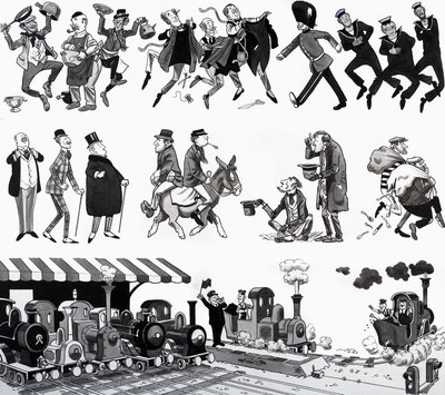 Illustration de comptine - English School