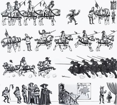 Illustration de comptine - English School