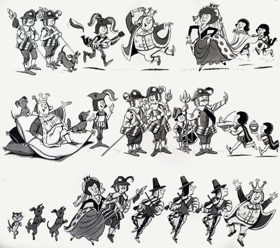 Illustrations de comptines - English School