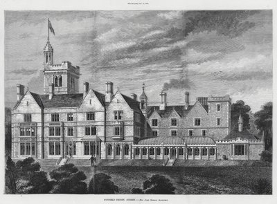 Nutfield Priory, Surrey (gravure) - English School