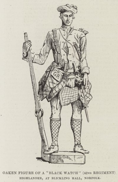 Figure en chêne d