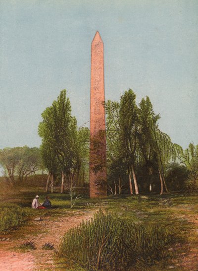 Obélisque à Héliopolis, On, Aven ou Bethshemesh, Genèse XLI, 45_Jer XLIII,13_Eze XXX17 - English School