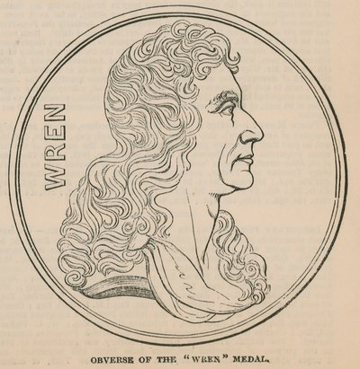 Avers de la médaille Wren - English School