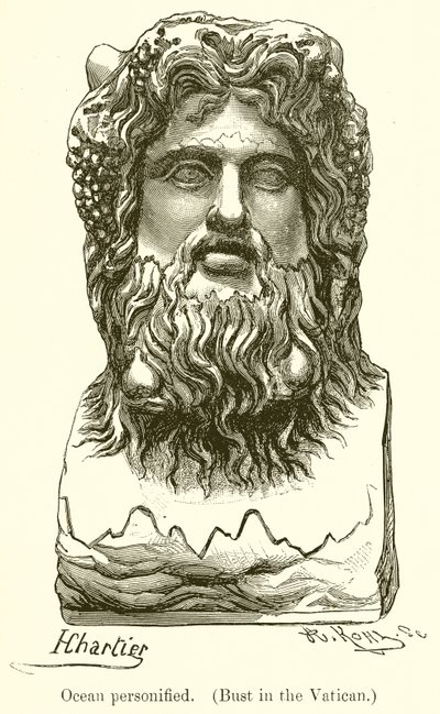 Océan personnifié (Buste au Vatican) - English School