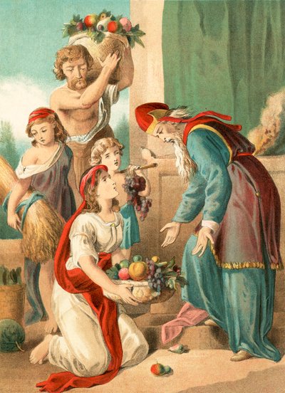 Offrande des premiers fruits - English School