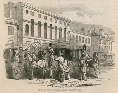 Bureau du Comptable Général, Cancery Lane, Londres - English School