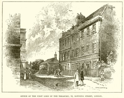 Bureau du Premier Lord du Trésor, 10, Downing Street, Londres - English School