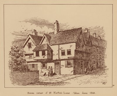 Vieilles maisons, coin de St Martin