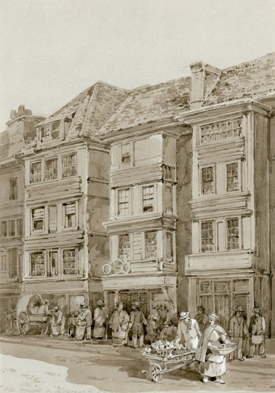 Vieilles maisons à Aldersgate Street - English School