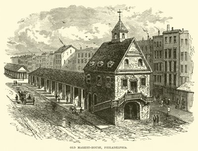 Ancienne halle du marché, Philadelphie - English School
