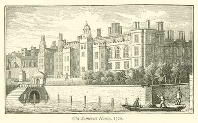 Ancien Somerset House, 1720 - English School