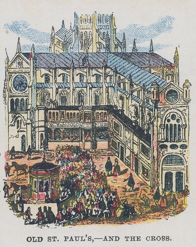 Vieille cathédrale Saint-Paul et la croix - English School