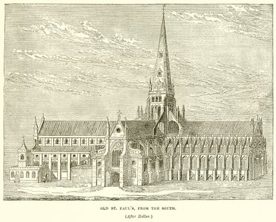 Ancienne St. Pauls, depuis le sud - English School