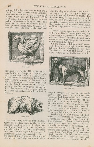 Vieilles enseignes en pierre de Londres - English School
