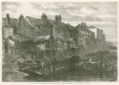 Vieilles maisons à Lambeth démolies pour l