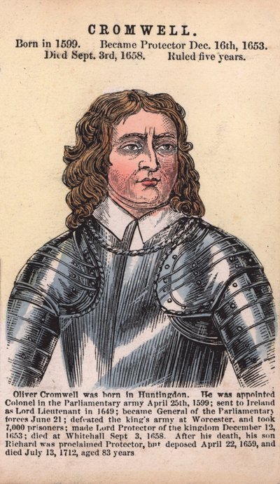 Oliver Cromwell, Protecteur - English School