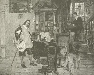 Oliver Cromwell rend visite à Milton - English School