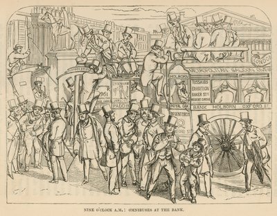 Omnibus à la Banque, Londres - English School