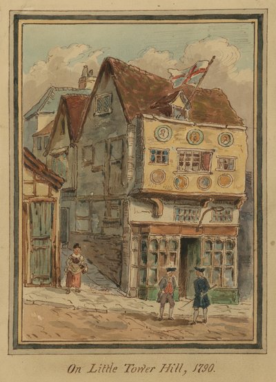 Sur Little Tower Hill, Londres, 1790 - English School