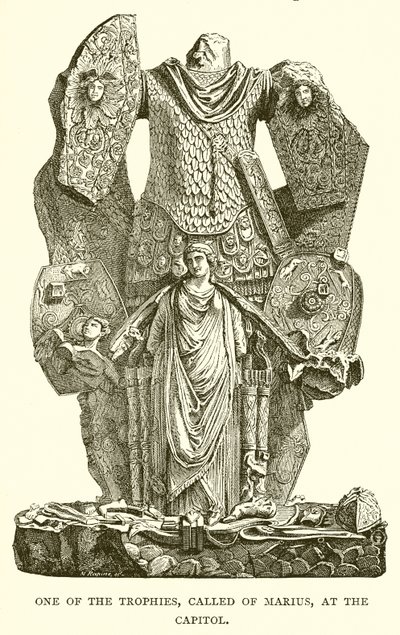Un des trophées, dit de Marius, au Capitole - English School