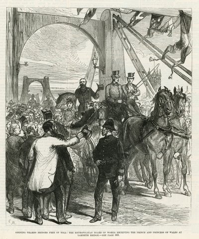 Ouverture des ponts de la Tamise sans péage - English School