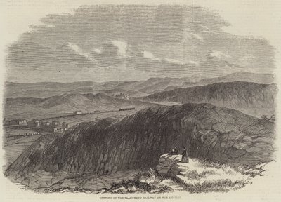 Ouverture du chemin de fer de Llandudno le 1er inst - English School